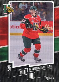2016-17 Halifax Mooseheads (QMJHL) #10 Taylor Ford Front
