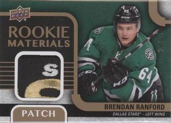 2015-16 Upper Deck - Rookie Materials Patches #RM-BR Brendan Ranford Front