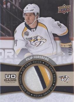 2015-16 Upper Deck - UD Game Patches (Series Two) #GJ-FF Filip Forsberg Front