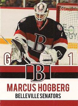 2017-18 Belleville Senators (AHL) #1 Marcus Hogberg Front