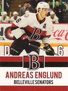 2017-18 Belleville Senators (AHL) #2 Andreas Englund Front