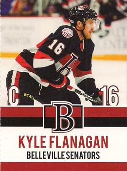 2017-18 Belleville Senators (AHL) #12 Kyle Flanagan Front