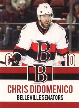 2017-18 Belleville Senators (AHL) #15 Chris DiDomenico Front