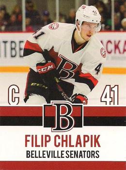 2017-18 Belleville Senators (AHL) #24 Filip Chlapik Front