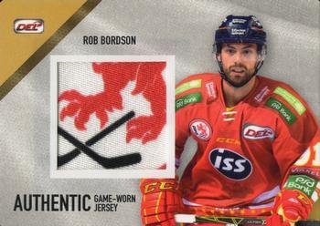 2017-18 Playercards (DEL) - Jersey Cards #DEL-TK04 Rob Bordson Front