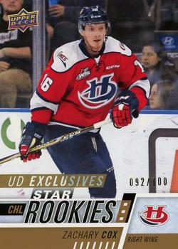 2017-18 Upper Deck CHL - UD Exclusives #328 Zach Cox Front
