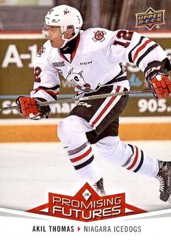 2017-18 Upper Deck CHL - Promising Futures #PF16 Akil Thomas Front