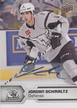 2017-18 Upper Deck AHL - Autographs #7 Jordan Schmaltz Front