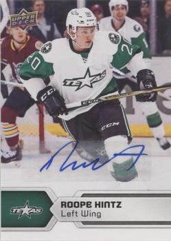 2017-18 Upper Deck AHL - Autographs #12 Roope Hintz Front