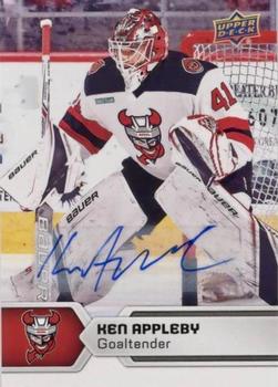 2017-18 Upper Deck AHL - Autographs #21 Ken Appleby Front