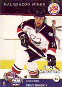 2003-04 Kalamazoo Wings (UHL) #9 Steve Doherty Front