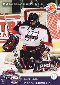 2003-04 Kalamazoo Wings (UHL) #22 Brock McGillis Front