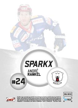 2017-18 Playercards (DEL) - Sparkx #DEL-SX02 Andre Rankel Back