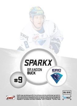 2017-18 Playercards (DEL) - Sparkx #DEL-SX05 Brandon Buck Back