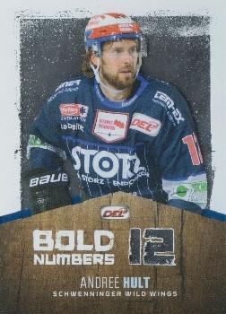 2017-18 Playercards (DEL) - Bold Numbers #DEL-BN12 Andree Hult Front