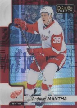 2017-18 O-Pee-Chee Platinum - Red Prism #17 Anthony Mantha Front