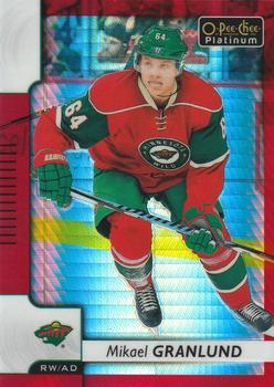 2017-18 O-Pee-Chee Platinum - Red Prism #22 Mikael Granlund Front