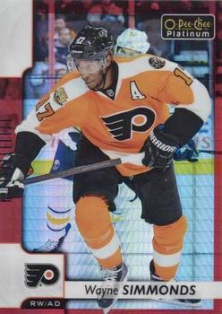 2017-18 O-Pee-Chee Platinum - Red Prism #27 Wayne Simmonds Front