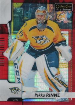 2017-18 O-Pee-Chee Platinum - Red Prism #79 Pekka Rinne Front