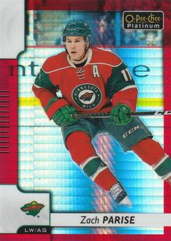 2017-18 O-Pee-Chee Platinum - Red Prism #97 Zach Parise Front