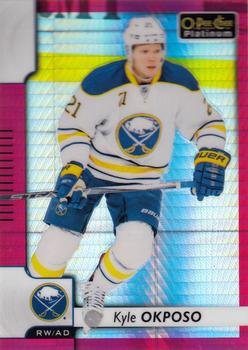 2017-18 O-Pee-Chee Platinum - Red Prism #134 Kyle Okposo Front