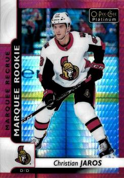 2017-18 O-Pee-Chee Platinum - Red Prism #169 Christian Jaros Front