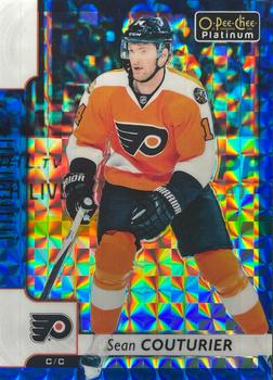2017-18 O-Pee-Chee Platinum - Royal Blue Cubes #116 Sean Couturier Front