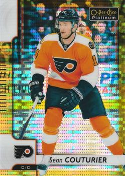 2017-18 O-Pee-Chee Platinum - Seismic Gold #116 Sean Couturier Front