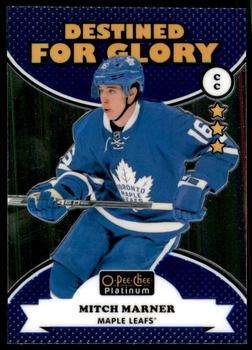 2017-18 O-Pee-Chee Platinum - Destined for Glory #DG-5 Mitch Marner Front