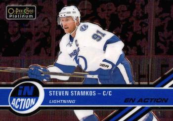2017-18 O-Pee-Chee Platinum - In Action #IA-10 Steven Stamkos Front