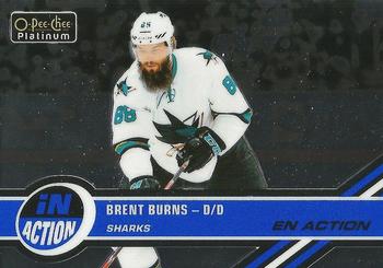 2017-18 O-Pee-Chee Platinum - In Action #IA-11 Brent Burns Front