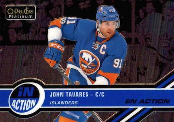 2017-18 O-Pee-Chee Platinum - In Action #IA-20 John Tavares Front