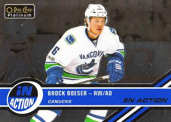 2017-18 O-Pee-Chee Platinum - In Action #IA-22 Brock Boeser Front