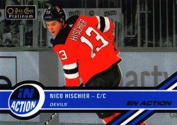 2017-18 O-Pee-Chee Platinum - In Action #IA-23 Nico Hischier Front