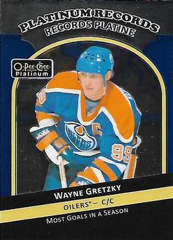 2017-18 O-Pee-Chee Platinum - Platinum Records #PR-2 Wayne Gretzky Front