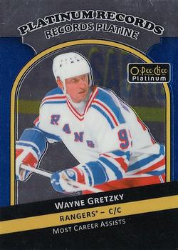 2017-18 O-Pee-Chee Platinum - Platinum Records #PR-4 Wayne Gretzky Front