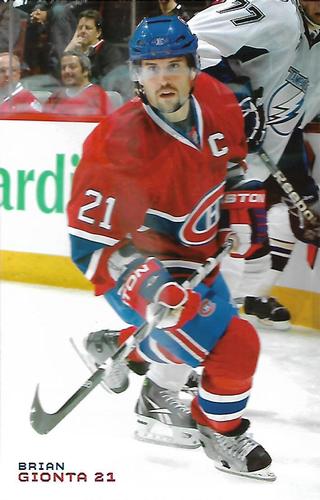 2010-11 Montreal Canadiens #NNO Brian Gionta Front