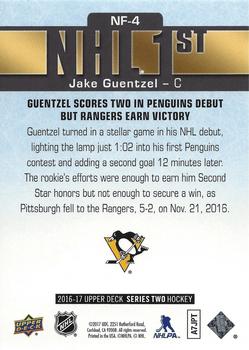 2016-17 Upper Deck - NHL Firsts #NF-4 Jake Guentzel Back