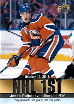 2016-17 Upper Deck - NHL Firsts #NF-11 Jesse Puljujarvi Front