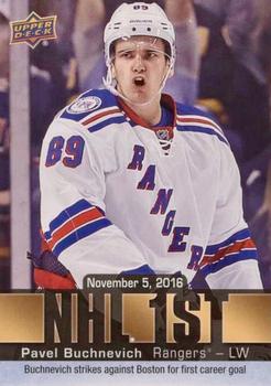 2016-17 Upper Deck - NHL Firsts #NF-19 Pavel Buchnevich Front