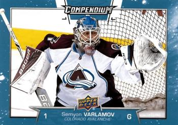 2017-18 Upper Deck Compendium - Blue #370 Semyon Varlamov Front