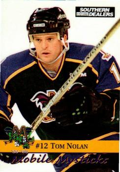 1999-00 Roox Mobile Mysticks (ECHL) #8 Tom Nolan Front