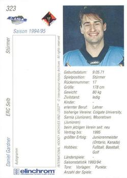 1994-95 IHA 1.Liga (German) #323 Dan Gardner Back
