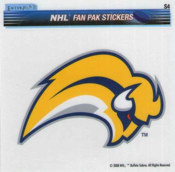 2007-08 Enterplay Fun Pak Player Standees - Team Decal-Sticker #S4 Buffalo Sabres Front