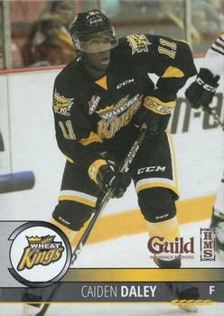 2017-18 Guild Insurance Brokers Brandon Wheat Kings (WHL) #7 Caiden Daley Front