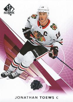 2017-18 SP Authentic - Limited Red #50 Jonathan Toews Front
