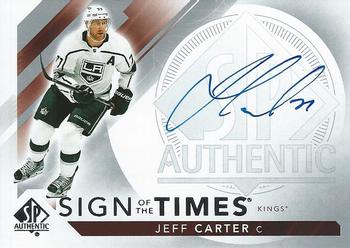 2017-18 SP Authentic - Sign of the Times #SOTT-JC Jeff Carter Front