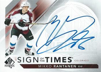 2017-18 SP Authentic - Sign of the Times #SOTT-MR Mikko Rantanen Front