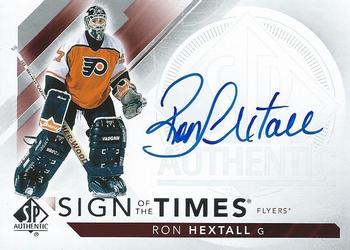 2017-18 SP Authentic - Sign of the Times #SOTT-RH Ron Hextall Front