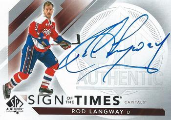 2017-18 SP Authentic - Sign of the Times #SOTT-RL Rod Langway Front